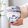 ボウルクリエイティブな家庭用陶器の食器日本語スタイル5インチライスボウルキッチンアクセサリーディナーセット
