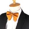 Bow slipsar stort slips för män bröllop bankett bowtie party formell knut bowties tillbehör mager smala svart fjäril cravat