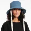 新製品ワイドブリム帽子バケツ帽子刺繍トレンドパーソナリティアダルトファッションハットビーチ韓国語韓国語韓国語帽子帽子旅行帽子
