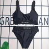 Kvinnors badkläder designer baddräkter sommar sexiga bikinis modebokstäver tryck badkläder högkvalitativa lady baddräkter S-XL