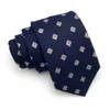 Bow Ties 2023 Brand Fashion Mens Tie Tie Business Robe High Business Dress Suit 7 cm Coldie Cauvre formelle avec boîte-cadeau XC62