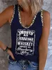 Débardeurs pour femmes Camis Femmes Débardeurs Lettre Chemises sans manches Smooth As Tennessee Funny Country Music Camis Vintage Graphic Tanks Top Casual T230517