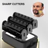 Electric Shavers Rechargeable Hair Beard Electric Shaver For Men Powerful Electric Razor Head Bald Shaving Machine Wet Dry 3Blade Shave System 230516