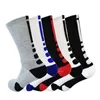 2PCS = 1PAIR SCOKS USA Profesjonalny elitarny koszykówka Terry Long Knee Athletic Sport Men Mode Modne Kompresja termiczna zima hurtownia 5Pair+