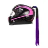 Мотоциклетные шлемы шлем для украшения косичек/ хвостика фиолетового градиента волос с чашкой всасывания