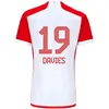 23 24 ماني كرة القدم جيرسي Joao Cancelo Bayerns Munich Fans Player 2023 2024 Sane Kimmich Muller Davies Shirt Men Kids Sets Kit Musiala Goretzka Gnabry Socks