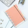 Bindemappen Clear Notebook Cover Transparent Loose Protector Leaf Cover PVC Soft Shell Document Report Presentation File A5