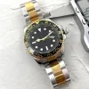 Mode New Watch Ceramic Bezel rostfritt stål Rem Cerachrom Bezel 40mm Automatiska Rose Gold Men Watches Luxury Designer Wristwatch 2813 Movement