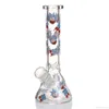 8" glass pipe thick beaker bongs oil rigs water pipes Hookahs 18.8mm joint Ice Catcher bubbler for smoking