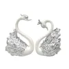 Objetos decorativos Almofada Almofada Almofada 2pcs Swan Modelo