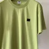 CP Şirketi Tişört En Kalite Avrupa Tasarımcısı Yaz CP T gömlek Nakış Marka Pamuk Cp Şirket Şaptlıkları Genç Öğrenciler Basit Gevşek Üstler Tee Unisex Giysileri 7016