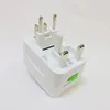 200pcs/lot All in One World Universal AC Power Converter Adapter International Adapter Plud Extension US UK Extension by DHL/FedEx/UPS