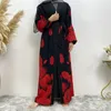 Etniska kläder kimono muslimska abaya kvinnor kaftan khimar jilbab bön mantel eid mubarak ramadan klänning islamiska produkter utan kalkon vintage