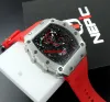 Luxe horloge sport siliconen polsband kwarts horloge chronograaf designer stijl hoogwaardig horloge