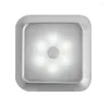 Veilleuses 6 LED Cool Portable sans fil capteur de mouvement lumière alimenté par batterie pour la maison salon cuisine chambre