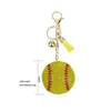 Keychain Sports Baseball Party Favor Diamond Keychains Lage Decoration Key Chains S