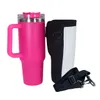 US Warehouse Sublimation 40oz Tumbler Holder Blank Réutilisable Water Bottle Sleeve Organisation Néoprène Isolé Sleeves Z11