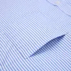 メンズドレスシャツメンズクラシックフレンチカフスストライプドレスシャツシングルパッチポケット標準フィット長袖ウェディングシャツカフリンクが含まれています230517