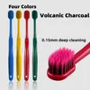 Brosse à dents Ykelin Volcanic Charcoal Widen Soft Eco Friendly Portable Fiber bursh Premium Oral Hygiene Care Drop 230517