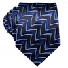 Papillon Blu Navy Novità 2023 Elegante cravatta da uomo Cravatta da uomo per uomo Business Handky Gemelli Hi-Tie Designer