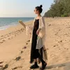 Women's Blouses Women Lace Kimono Cardigan Summer Holiday Beach Long Boho Korean Sweet Ladies Girls Sleeve Beige Shirts Tops