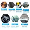 Araba Güneşlik 12 PCS Güvenlik Duvarı Sesi Deadentener Deadener Isıl Termal Düzeltme Pedi Kalkanı İnfation Matnoise Çatılar için Ses Geçirmez Dr OTJ2L