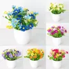 Dekorativa blommor Elegant konstgjorda blommorpotten Landskapsarkitektur Ornament Plastisk falsk krukväxt miljövänlig