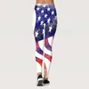 Active Pants Ladies' Fourth Of July Legging de sport imprimé Yoga pour homme 3/4