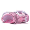 Sandaler ulknn anak perempuan sepatu musim panas mode pantai olahraga ujung tertutup anak anak besar baotou bayi ungu merah muda 230516