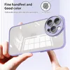 Slim Camera Lens Защита Прозрачная численная стеклянная коробка для iPhone 14 Pro Max 13 12 11 Hard Back Cover