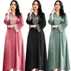 Roupas étnicas dubai lantejas muçulmanas abaya elegante longa maxi vestido peru arábica saudita kaftan islã partido jalabiya caftan eid ramadan