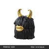 Objets de décoration Figurines Cahaya Dekorasi Rumah Mewah Menyenangkan Bentuk Monster Pot Kunci Baru Aneh Lembut 230517