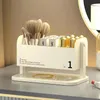 Opslagboxen Dressoir Cosmetische lippenstift Scheiden transparante doos oogschaduw wenkbrauw potloodborstel emmer make -up organisator