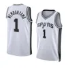 Victor Wembanyama Basketball jerseys S-XXL 2023-24 white and black Men Women kids city jersey