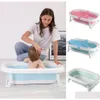 Bathing Tubs Seats Easy Folding Baby Bath Tub Portable Shower Ecofriendly Born Bathtub With Nonslip Cushion Adjustable Kids4704552 Otiod