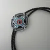 Bow Ties Western Southwest Cross Knot Oval Bolo Tie Wedding Leather Necklace Neck Lager också i USA