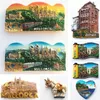 Decorative Objects Spain Mallorca Fridge Magnets Majorca Palma Castle Cuenca Ronda Tourism Memorial Decor Crafts Magnetic Refrigerator Sticker Gift 230516