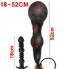 Sex toy Toy Massager Super Huge Inflated Anal Plug Expandable Butt Prostate Vagina Anus Dilator Toys for Men Woman Gay