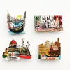 Decorative Objects Venice Florence Italy Fridge Magnets Souvenir Bridge Russia Greece Turkey Holland Tourism Magnetic Refrigerator Stickers 230516