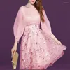 Vestidos casuais vestido de noite mulheres elegantes geralmente usam estrela curta dama de honra Roupas de temperamento Banquet anfitrião boho chic vestido