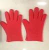 Wholesale Heat Resistant Silicone Glove Cooking Baking BBQ Oven Pot Holder Mitt Kitchen Red Hot Search