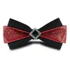 Bow Ties 2023 Moda Pırlanta Erkekler Tie Butterfly Kazılar Cravat Bowtie Corbatas Gravatas Siyah