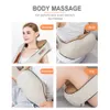 Masseur de dos électrique masseur de cou forme en U chauffé 3D cou épaule dos impulsion pétrissage masseur soulagement de la douleur relaxation du corps outil de soins de santé 230517