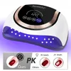 Nageldrogers UV LED -nagellampdroger voor acryl nagelgellak met hoge capaciteit krachtige nail art apparatuur 60leds manicure machine 230516