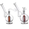 1 PCS Glass Bong Hookah 6 ARM TOM PERCOLATOR WATERPIJP RECYCLER DAB OLIE RIGS MOBIUS MATRIX SIDECAR ASHUID