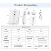 اللاسلكي الكهربائي البركاني الأسطوانة الميكرونينج بيو بيولوجي G5 microneedle 1.5mm نمو الشعر إعادة تجديد شباب EMS LED أضواء الاهتزاز