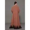 Ropa étnica Kimono musulmán Abaya mujeres Kaftan Khimar Jilbab traje de oración Eid Mubarak Ramadan Maxi vestido Islam Abayas Dubai lujo Simple