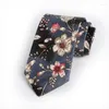 Papillon da uomo e da donna casual stampato cravatta 7 cm abito formale set regalo per uomo in una scatola farfalla superiore che dietro la schiena