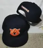 2023 All Team Fan's USA College Alabama Crimson Auburn Baseball Casquette ajustable sur le terrain Mix Taille de la commande Fermé Flat Bill Base Ball Snapback Caps Bone Chapeau A3