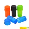 Plastic Grinder Med Container 3 Parts Tobacco spice Grinder Crusher herb 42mm diameter Smoking Kitchen Accessories